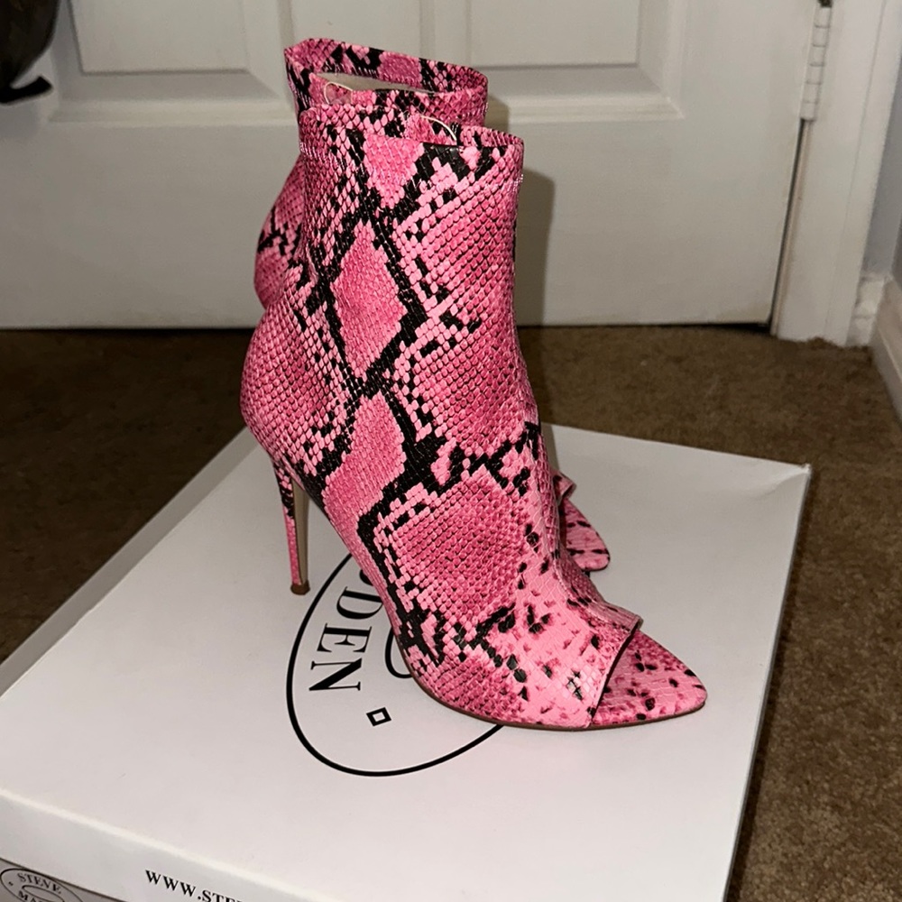 Snake skin heels